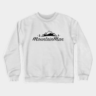 MountainMan Logo (Black) Crewneck Sweatshirt